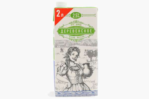 Молокосодержащий продукт 2.5% «Деревенское», 2 л