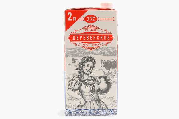 Молокосодержащий продукт 3.2% «Деревенское», 2 л