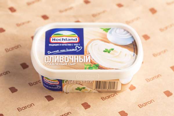 Плавленый сыр сливочный Hochland, 200 г