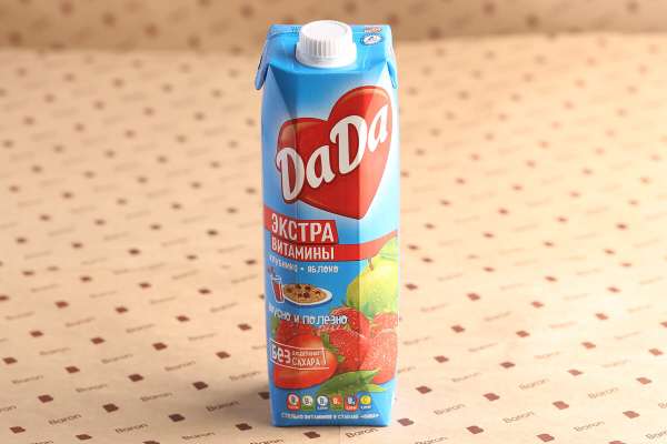 Сок клубника-яблоко DaDa, 950 мл