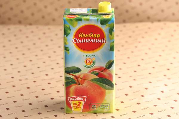Сок персик «Нектар Солнечный», 1.9 л