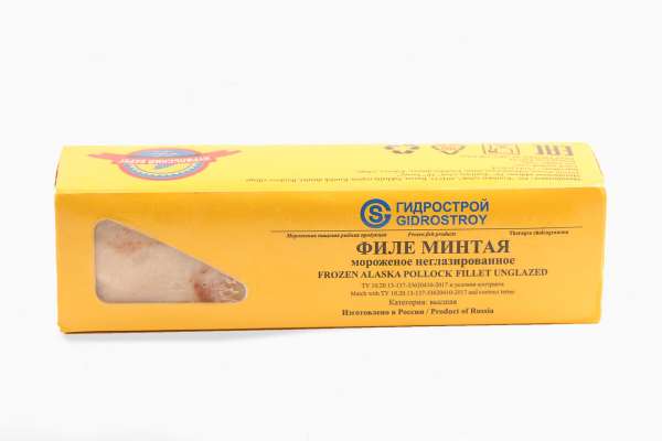 Филе минтая мороженое Gidrostroy, 1 кг