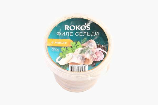 Филе сельди в масле Rokos, 850 г