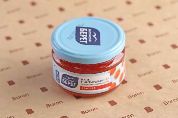 Икра красная аналоговая «Балтийский Берег», 220 г