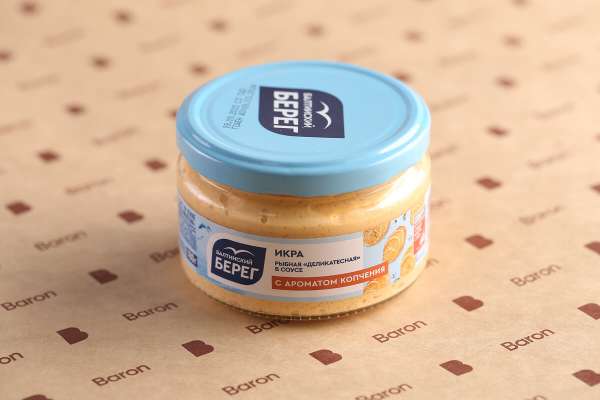 Икра рыбная деликатесная в соусе «Балтийский Берег», 180 г