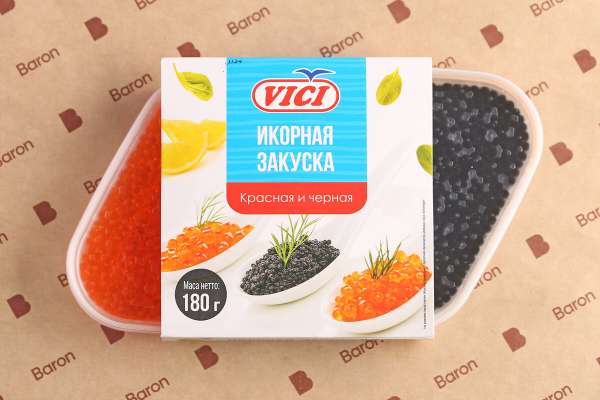 Икра красная/черная Vici, 180 г