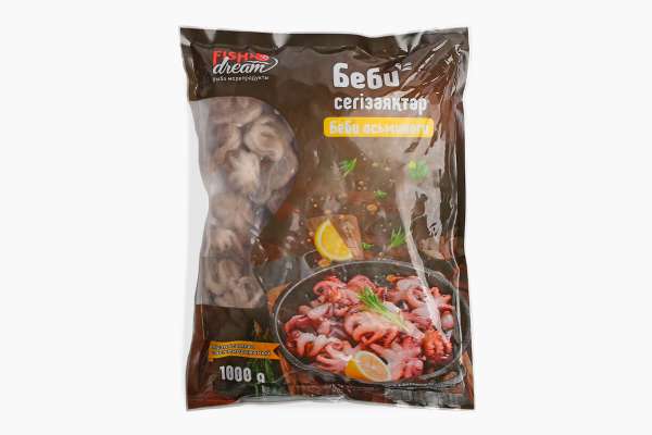 Осьминог молодой бэби замороженный, 1 кг