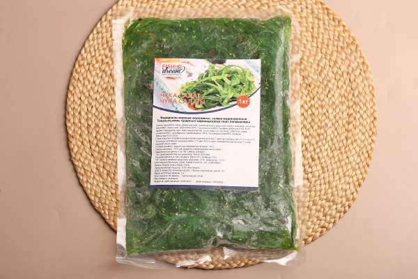 Салат из морских водорослей чука замороженный, 1 кг