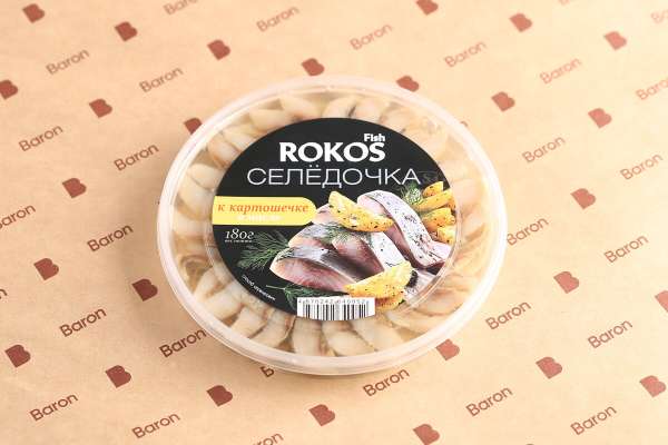 Сельдь к картошечке в масле Rokos, 180 г