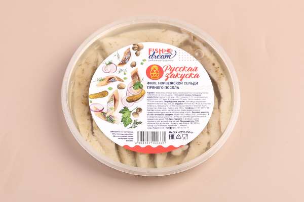Сельдь «Русская закуска» Fish Dream, 150 г