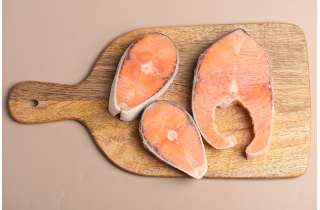 Семга замороженная стейками