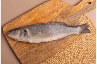 Сибас свежемороженый непотрошеный