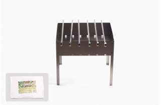 Мангал сборный и 6 шампуров Boyscout, 350 мм