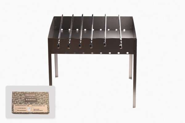 Мангал сборный и 6 шампуров Boyscout, 500 мм