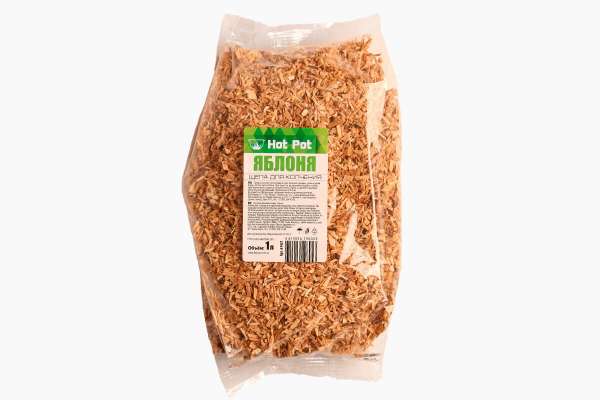Щепа для копчения Hot Pot Яблоня, 1 л