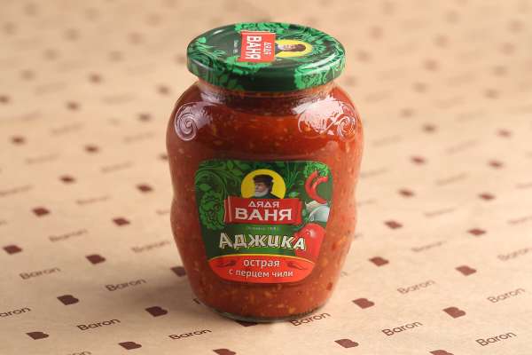 Аджика острая с перцем чили «Дядя Ваня», 370 г
