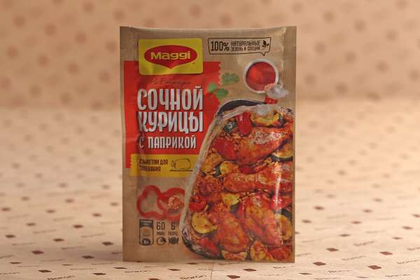 Приправа на второе для сочной курицы с паприкой Maggi, 34 г