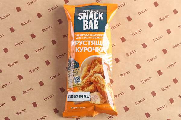 Смесь панировочная для приготовления хрустящей курочки Snack Bar, 240 г