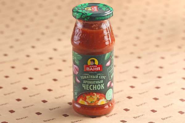 «Ароматный чеснок» соус томатный «Дядя Ваня», 350 г