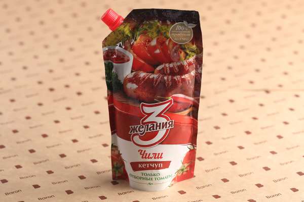 Кетчуп чили «3 желания», 450 г