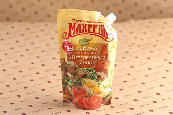Майонез с перепелиным яйцом «Махеевъ», 380 г