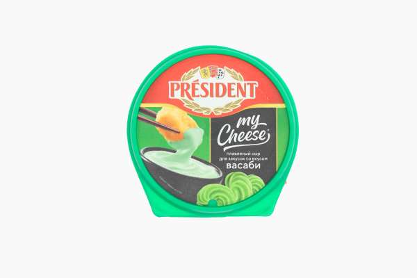Сыр плавленый для закусок «Васаби» My Cheese President, 125 г