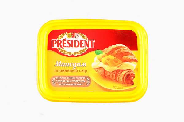 Сыр плавленый маасдам President, 200 г