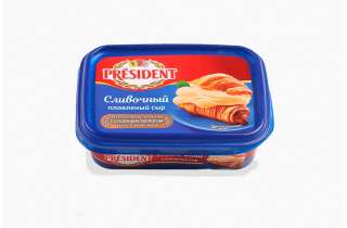 Сыр плавленый President Сливочный 45%, 200 г