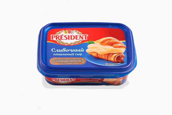 Сыр плавленый President Сливочный 45%, 200 г