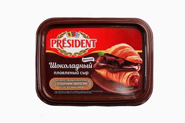 Сыр плавленый шоколадный President, 200 г