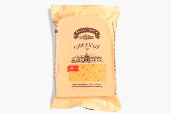 Сыр сливочный «Брест-Литовск» 50%, 500 г