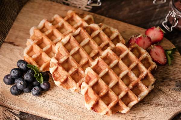 Брюссельские вафли с сахаром замороженные, 90 г