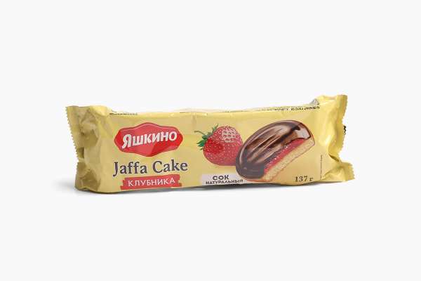 Печенье сдобное «Яшкино» клубника, 137 г