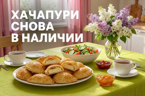 Наши хачапури снова в наличии!